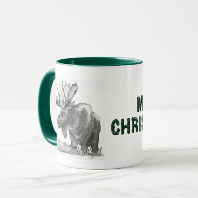 Caneca Moose Natal (Frente Esquerda)