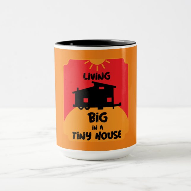 Caneca Moradia minúscula - Mug minúsculo de casas (Centro)