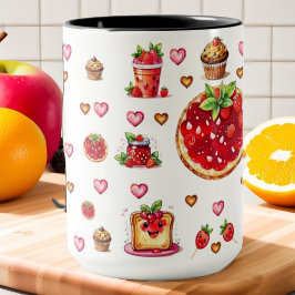 Caneca Morango 💗 🍓 🥨