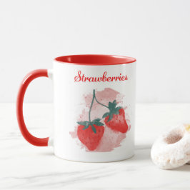 Caneca Morango Café Mug - Escolha sua Fruta