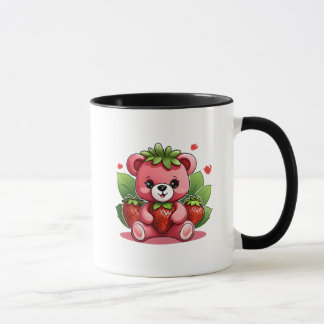 Caneca Morango Ursinho