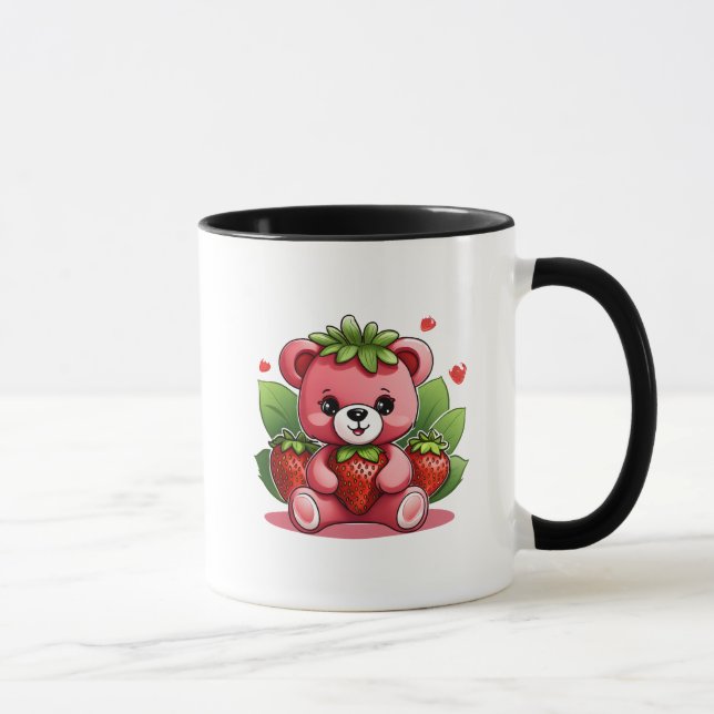 Caneca Morango Ursinho (Direita)
