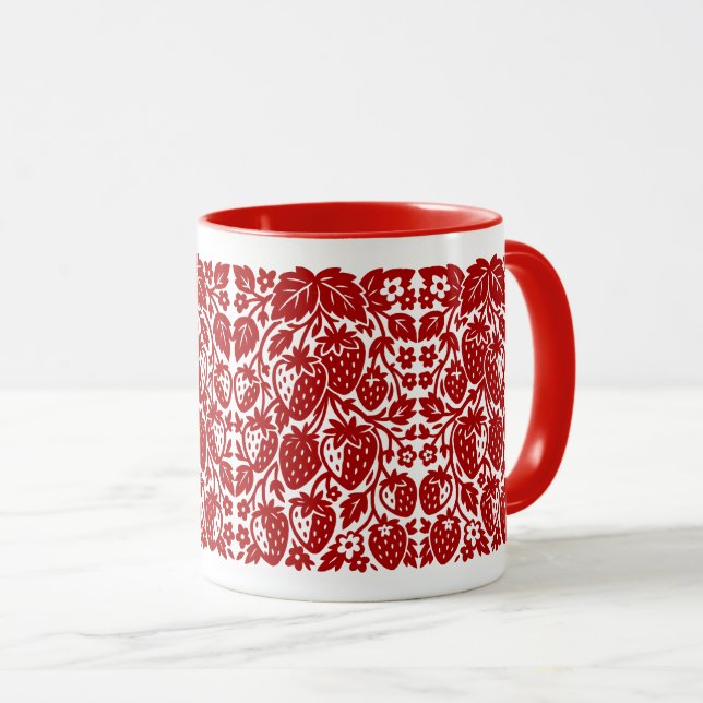 Caneca Morangos (Frente Esquerda)