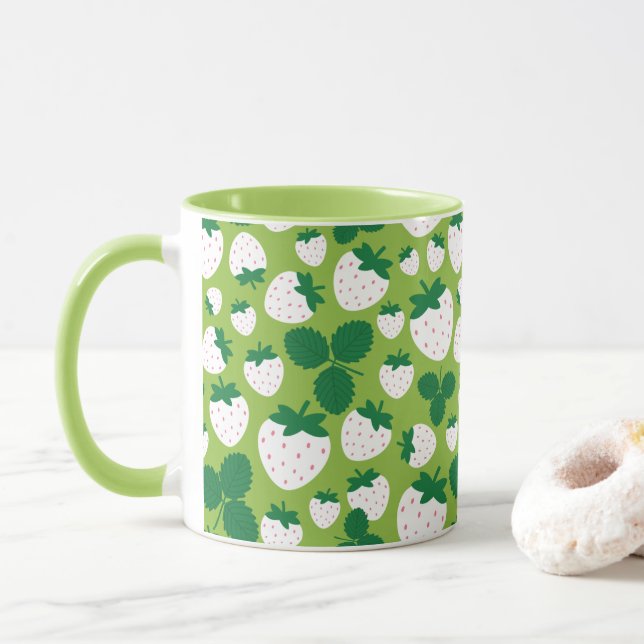 Caneca Morangos Mug (Com Donut)