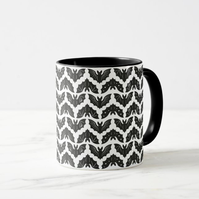 Caneca Morcegos (Frente Esquerda)