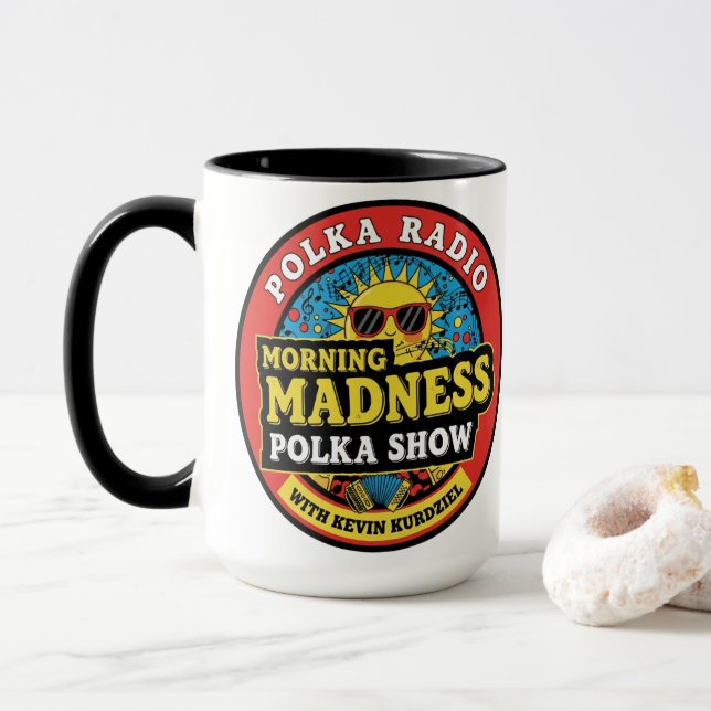 Caneca Morning Madness Polka Show Mug (Com Donut)