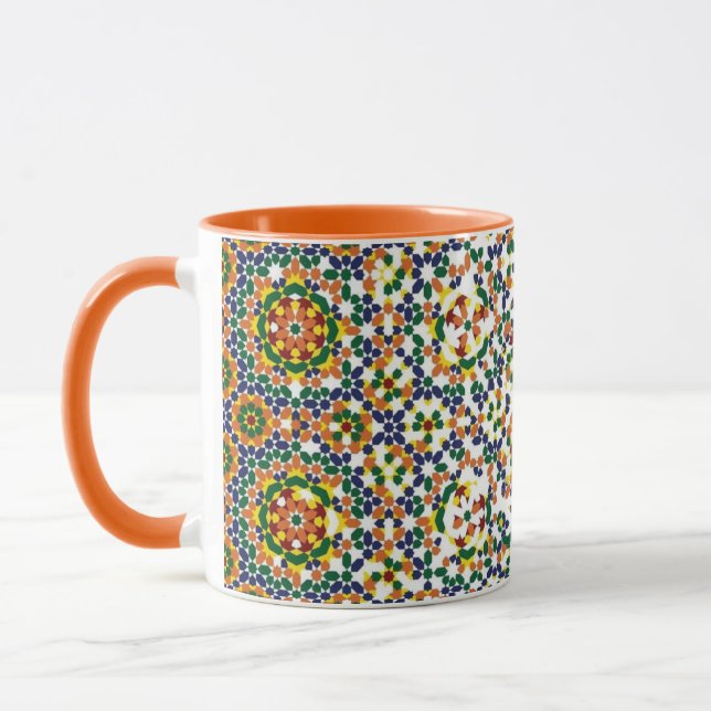 Caneca Moroccan Geometric Pattern (Esquerda)