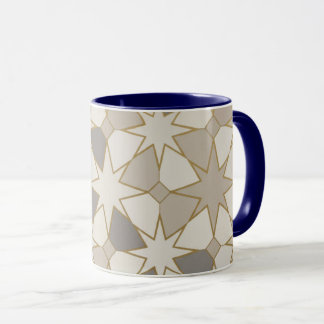 Caneca Moroccan Zellige Geometric Pattern Cup