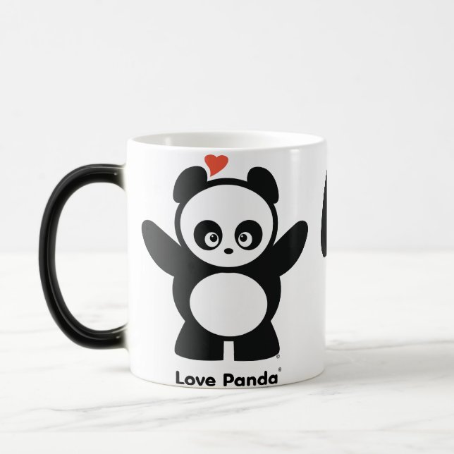 Caneca Morphing de Panda® do amor (Esquerda)