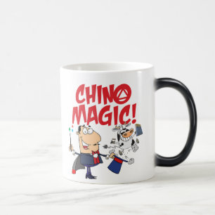 Caneca Morphing mágica de tipo de tela de algodã