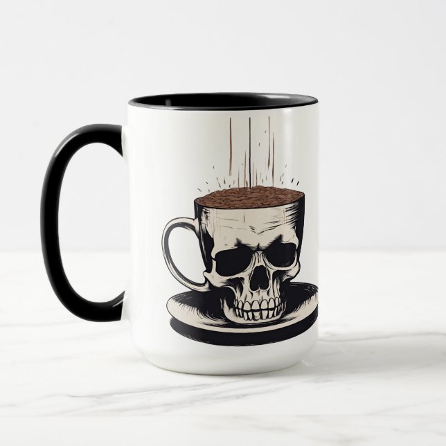 Caneca Morte antes do decaf (Esquerda)