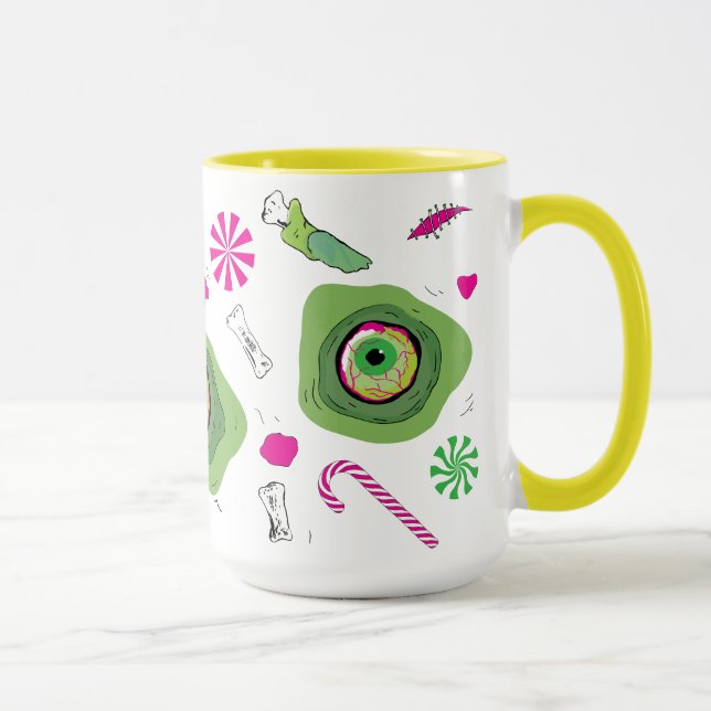 Caneca Morte Doce Zombie E Doces! (Direita)