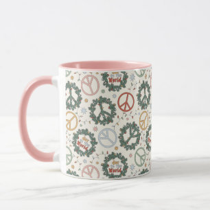 Caneca Mortes pela paz e alegria ao padrão mundial