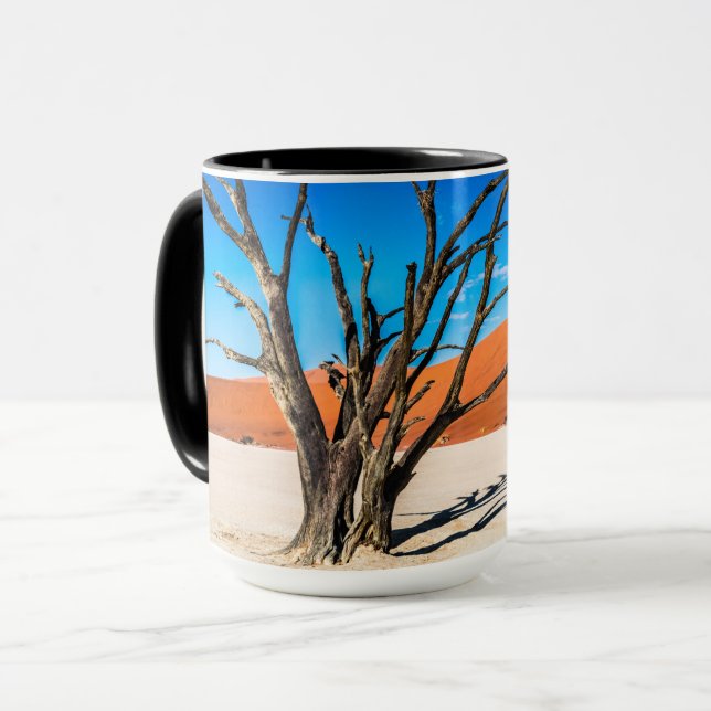 Caneca Morto em Deadvlei, Namíbia (Frente Esquerda)