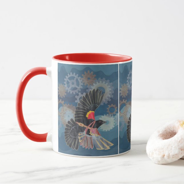 Caneca Mosaico Blackbird (Com Donut)