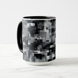 Caneca Mosaico Matriz Monocromático