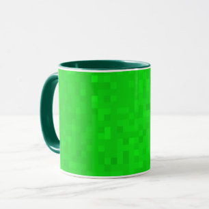 Caneca Mosaico Verde Quente,