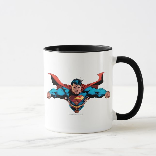 Caneca Moscas de capa do Super-Homem (Direita)