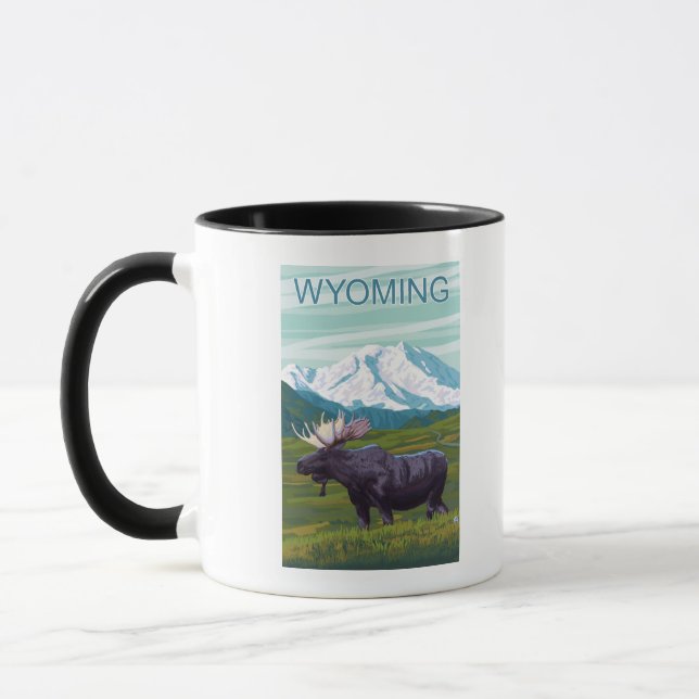 Caneca Mose com MountainWyoming (Esquerda)