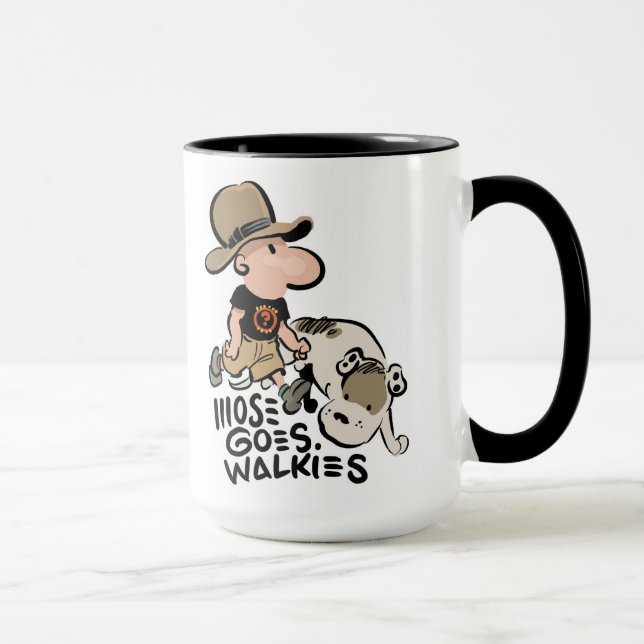 Caneca Mose Goes Walkies Mug (Direita)