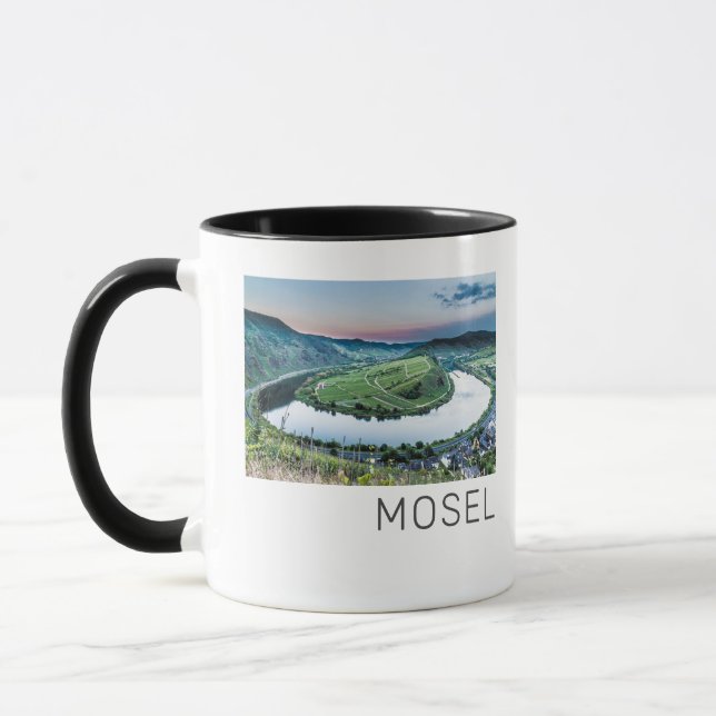 Caneca Moselle Calmont Loop Bremm Sunset River Souvenir (Esquerda)