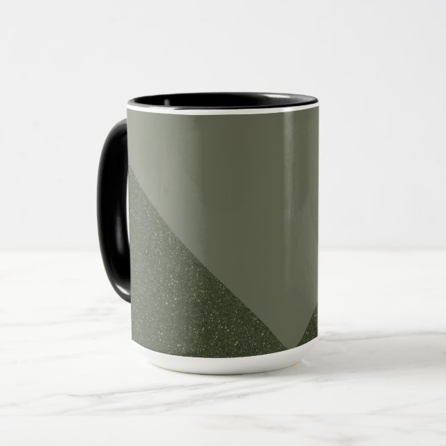 Caneca Moss Green + Textura Coffee (Frente Esquerda)