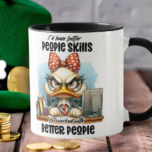 Caneca Mostrar Habilidades Profissionais Do Lado Do Traba