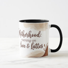 Caneca Motherhood Love & Lattes Coffee Mug