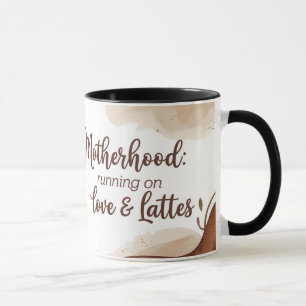 Caneca Motherhood Love & Lattes Coffee Mug