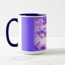 Caneca Mother's Day Hearts & Daisey's Mug