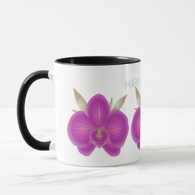Caneca Mother's Day Mug with Floral Pattern and Heartfelt (Esquerda)
