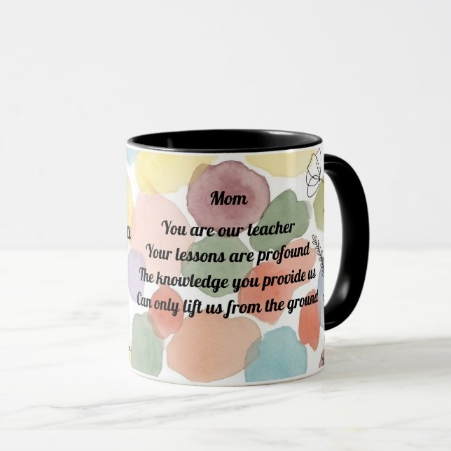 Caneca Mother's Day Poem (Frente Esquerda)