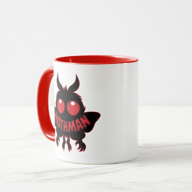 Caneca Mothman Cryptid Mug, Point Pleasant West (Frente Esquerda)