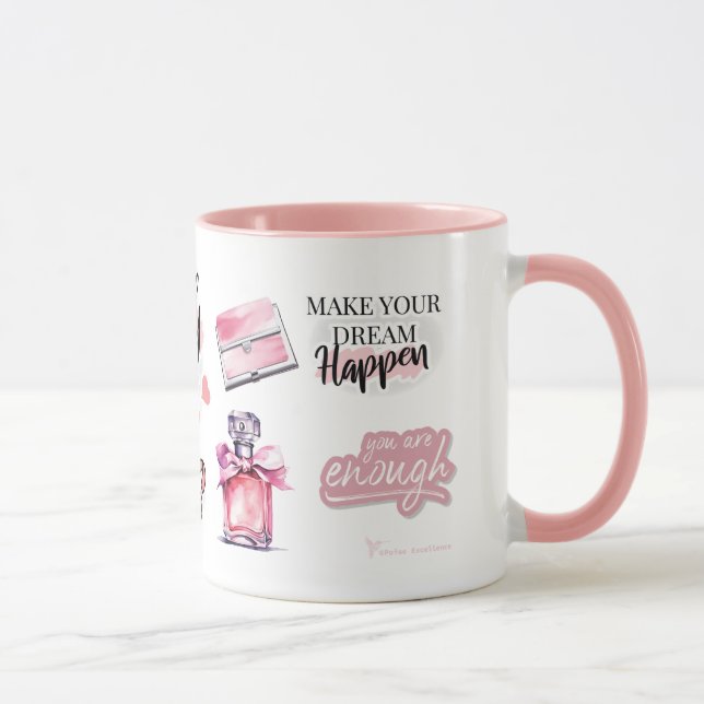 Caneca Motivação feminina das mulheres empresárias (Direita)