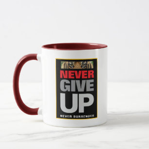 Caneca Motivação Nunca Desiste Nunca Entregue O Combo
