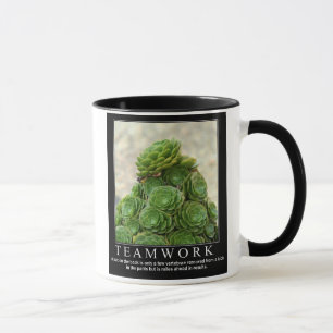 Caneca Motivação: TRABALHOS EM EQUIPE