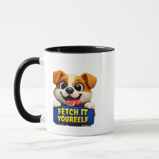 Caneca Motivacional Cachorro Engraçado Busque Você