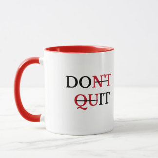 Caneca Motivacional 'Não Desista'