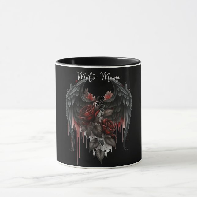 Caneca Moto Mama Motocicleta (Centro)