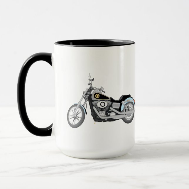 Caneca Motocicleta para cada Biker 15oz (Esquerda)