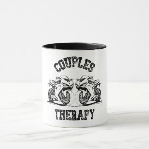Caneca Motociclo com terapia de casais