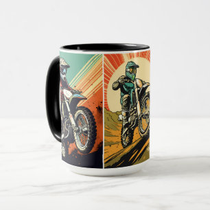 Caneca Motocross Monograma Personalizado