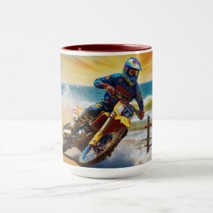 Caneca Motocross Racer em Beach Race