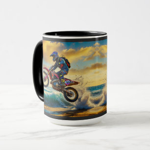 Caneca Motocross Racer na Praia II
