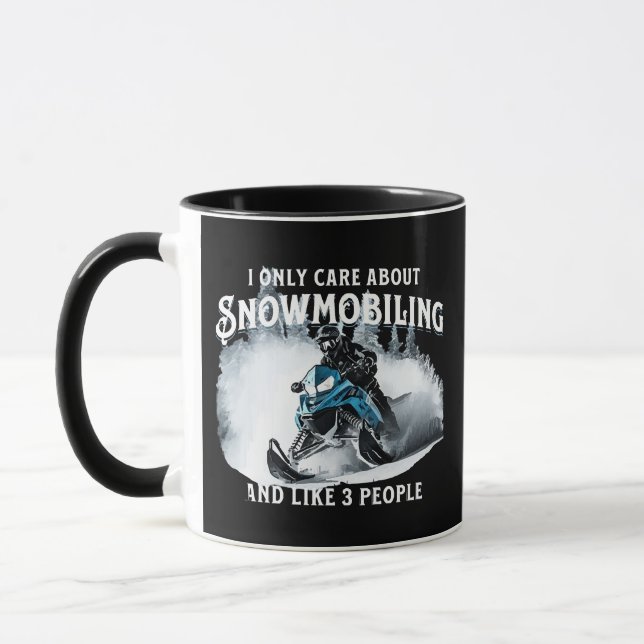 Caneca Motoneve divertida Motoneve  (Esquerda)