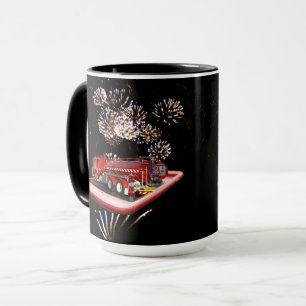 Caneca Motor De Fogo Com Fogo,