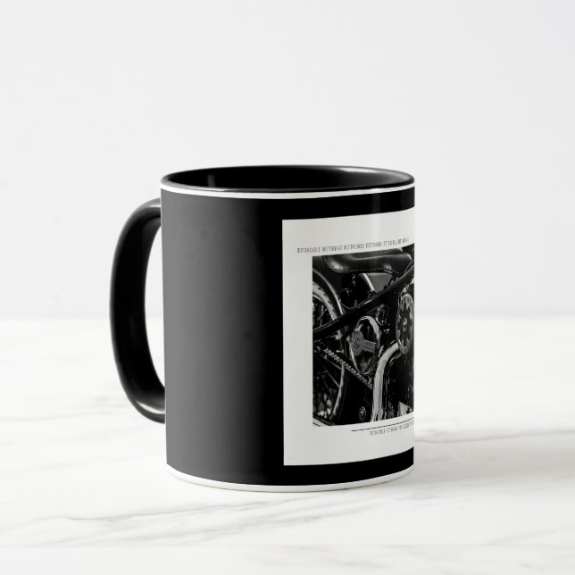 Caneca Motorciclista Biker Rider (Frente Esquerda)