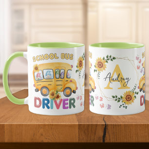 Caneca Motorista de Ônibus Escolar Personalizado