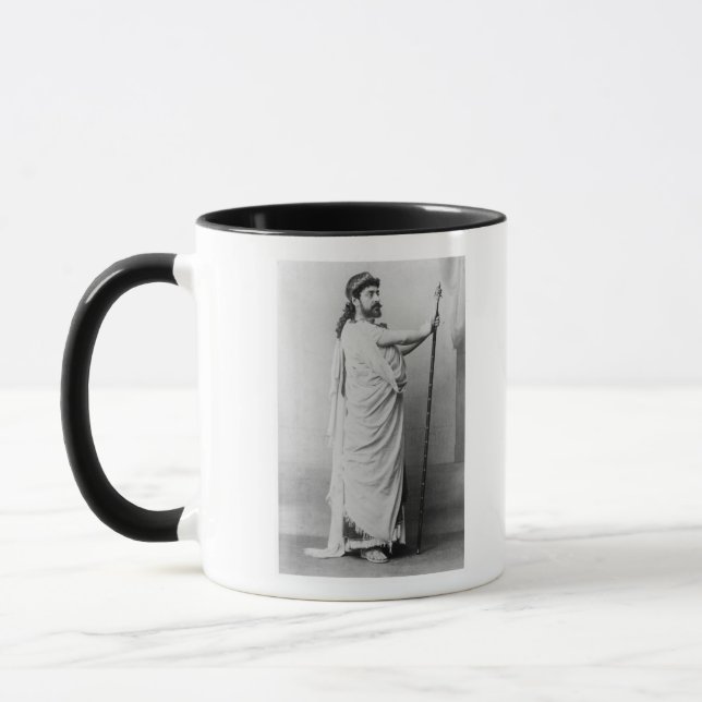 Caneca Mounet-Sully como Oedipus 'em Oedipus Rex (Esquerda)
