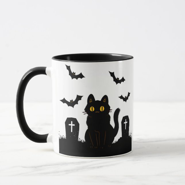 Caneca mourning kitty mug (Esquerda)